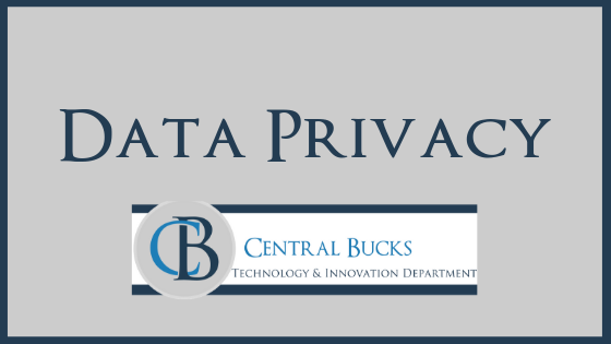 "data privacy" with central bucks logo 